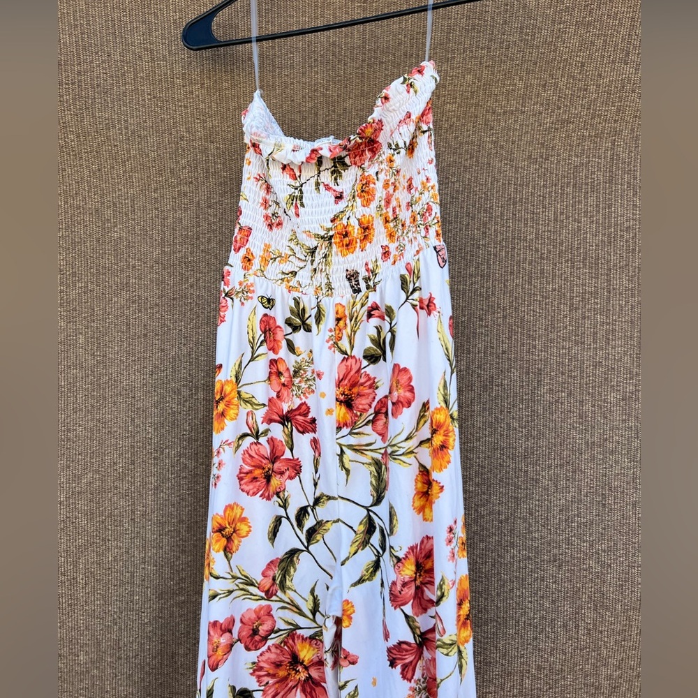 New Jolie & Joy XL Strapless Boho Super Soft Stretch Plus pockets Jumpsuit